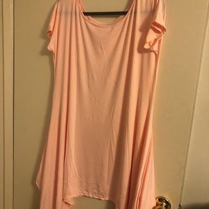 Off the shoulder Light pink dress